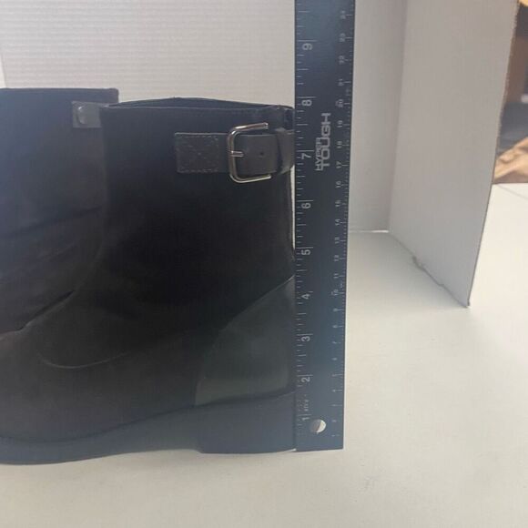 VERA GOMMA Leather Italian Boots Black Size EU 38, US Size 7.5 Made in Italy - Picture 8 of 15